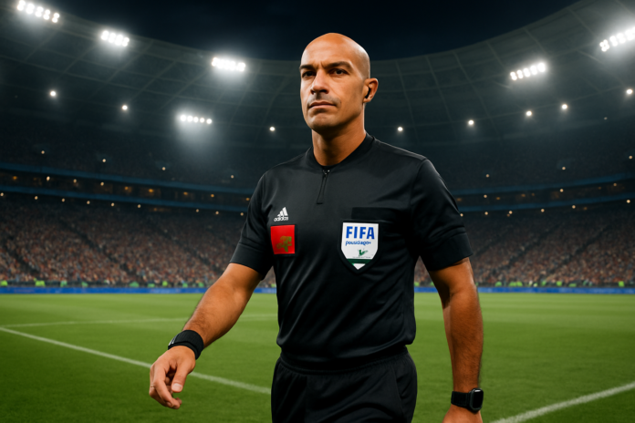 جلال جيد يسجل اسمه في تاريخ التحكيم المغربي بإدارة ثلاث مباريات في كأس العالم جلال جيد يسجل اسمه في تاريخ التحكيم المغربي بإدارة ثلاث مباريات في كأس العالم