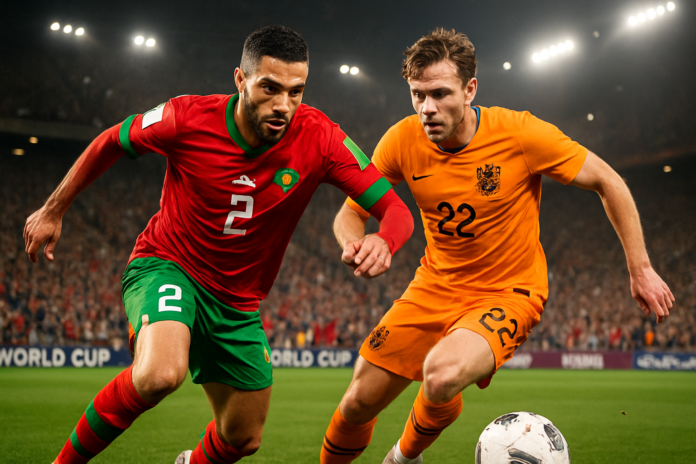 كأس العالم: الثغرات الدفاعية الهولندية تمنح المنتخب المغربي فرصة ذهبية للتأهل كأس العالم: الثغرات الدفاعية الهولندية تمنح المنتخب المغربي فرصة ذهبية للتأهل