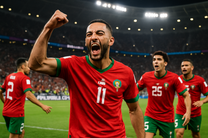 المنتخب المغربي يسجّل إنجازاً تاريخياً في كأس العالم بتجاوز دور المجموعات مرتين متتاليتين المنتخب المغربي يسجّل إنجازاً تاريخياً في كأس العالم بتجاوز دور المجموعات مرتين متتاليتين
